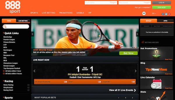 888Sport Website