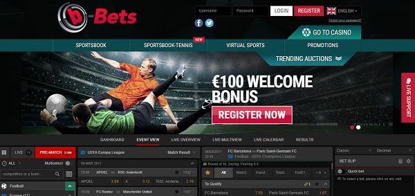 b-Bets Free Bet