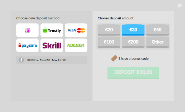 Guts payment methods