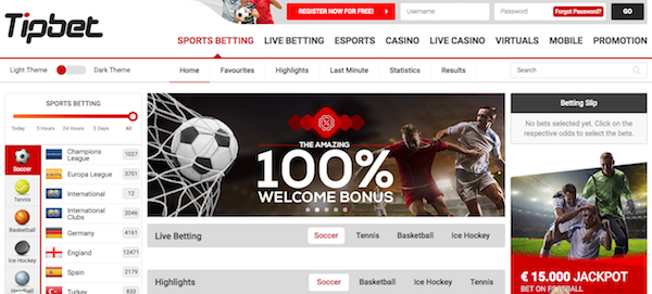 Homepage Tipbet