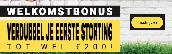 Tot 200 euro voor je eerste storting bij bookmaker BetFIRST online