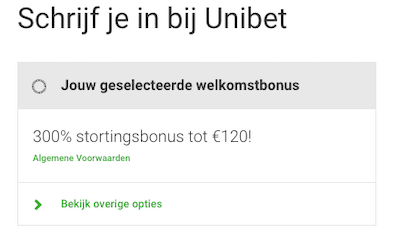 Bonus Unibet