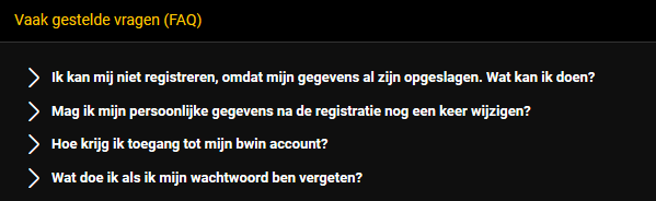 Vaak gestelde vragen bij bookmaker Bwin