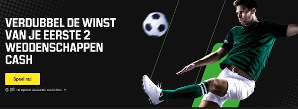 Unibet twee weddenschappen welkomstbonus
