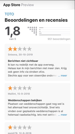 reviews toto app