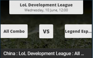 League of Legends Development League wedden