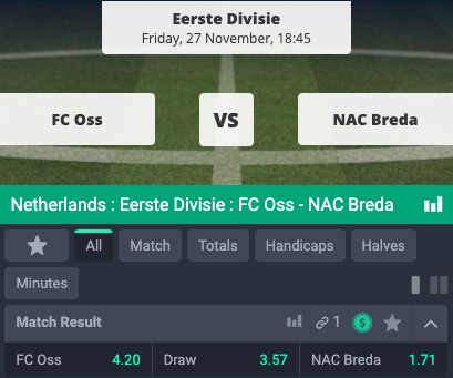 top oss vs. breda