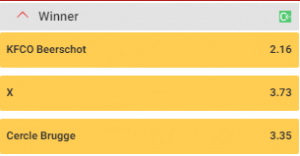 Wedden op Beerschot - Cercle brugge met de beste odds