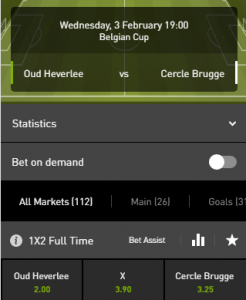 Wint Leuven opnieuw van Cercle Brugge
