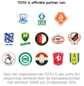 Toto weddenschappen Nederland