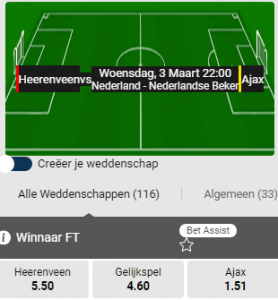 Heerenveen - ajax amsterdam