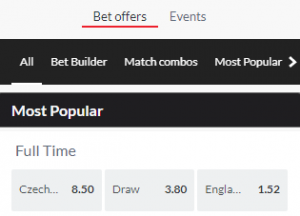 Wedden op Tsjechie - Engeland 22-06-2021: EK odds groep D