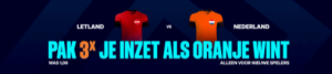 Letland Nederland verbeterde odds