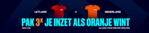 Letland Nederland verbeterde odds
