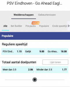 PSV favoriet tegen Go Ahead in eigen huis