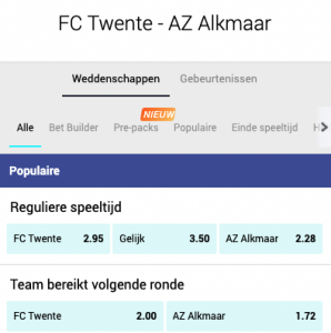 Wedden op FC Twente - AZ