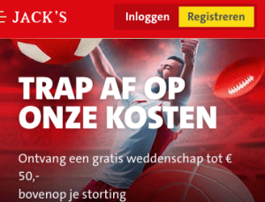 Jack's welkomstbonus