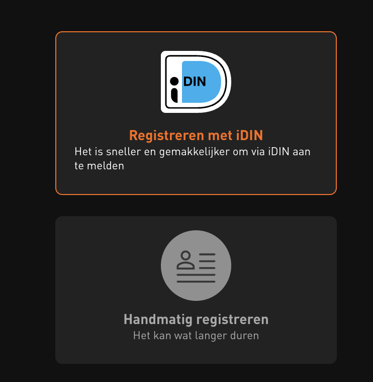 Registreren LiveScoreBet