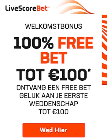 LiveScoreBet welkomstbonus