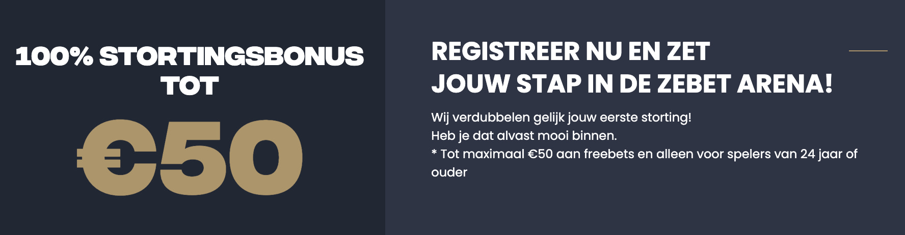 ZeBet welkomstbonus