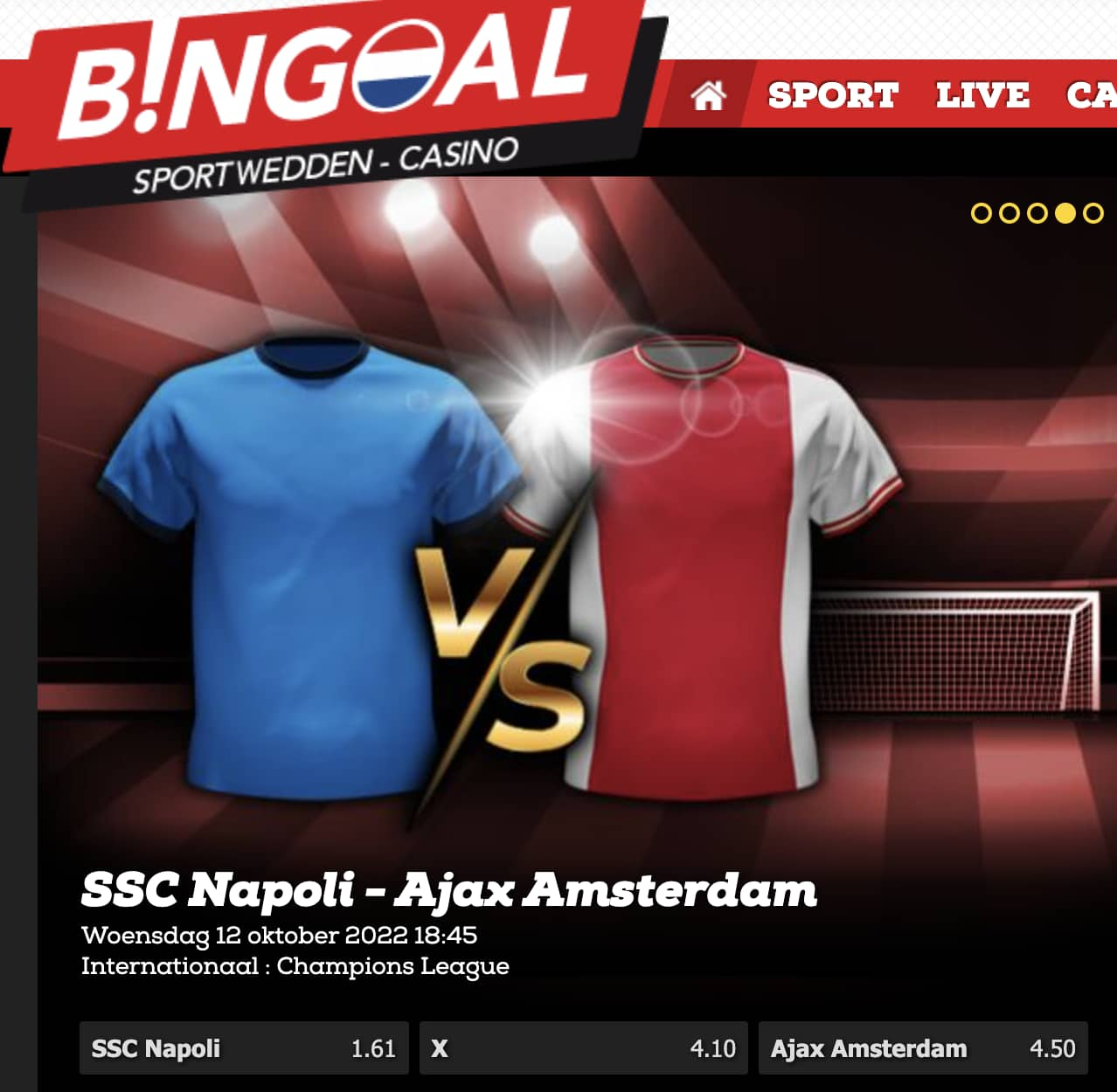 BinGoal promoties