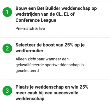 Unibet bet builder stappen