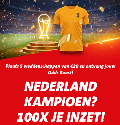 Jacks WK Bonus Oranje wereldkampioen