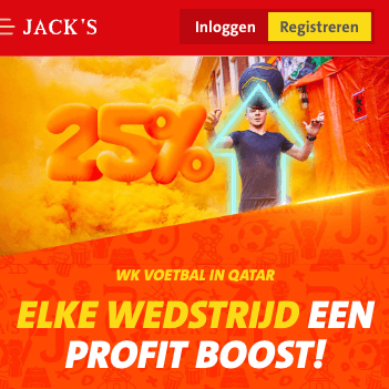 Profit Boost WK 2022 Jack's Casino