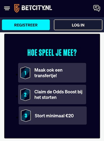 Nederland USA Betcity Boost