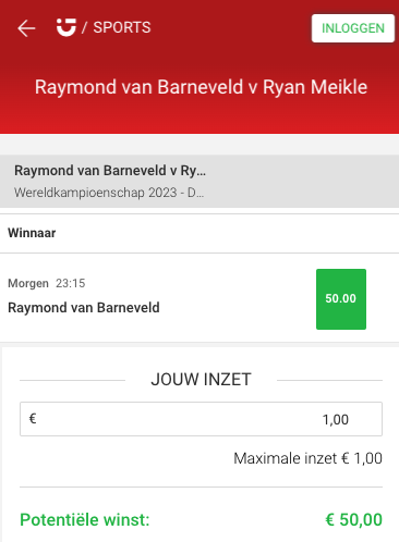 Super Odd Raymond van Barneveld Circus 