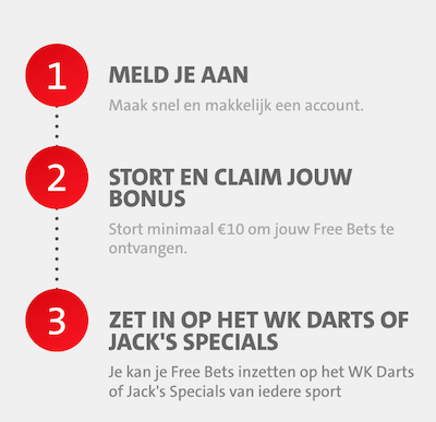 Jacks Casino Darts welkomstpromotie