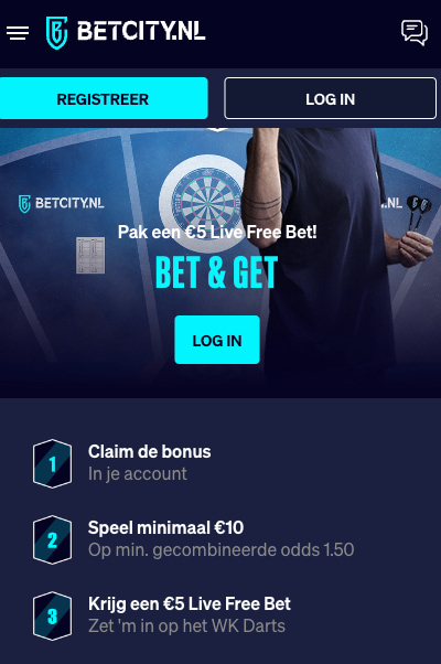 Bet and Get BetCity WK Darts 