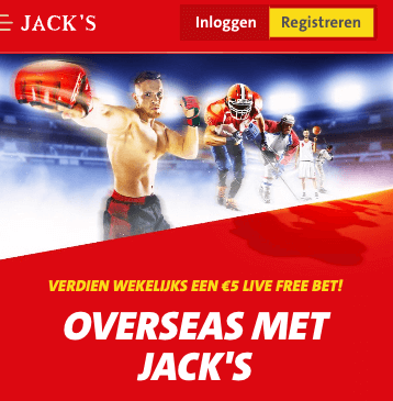 5 euro freebet jacks overseas bonus