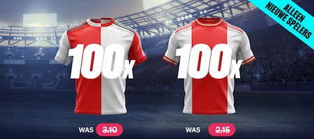 Ajax Feyenoord BetCity 100x je inzet odds boost