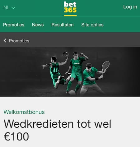 Bet365 welkomstbonus