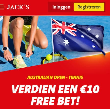 Jacks Free Bet Australian Open