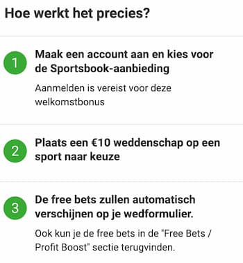 Unibet promotie