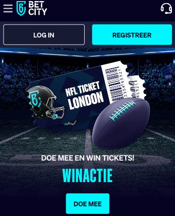 Win tickets voor NFL London bij wedden op Superbowl Betcity