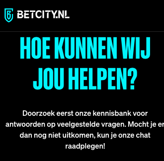 BetCity klantenservice