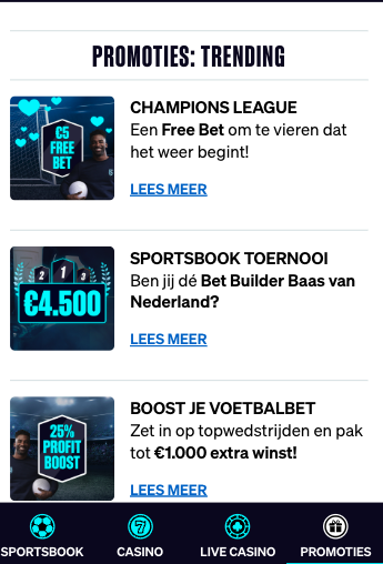 Betcity promtoies