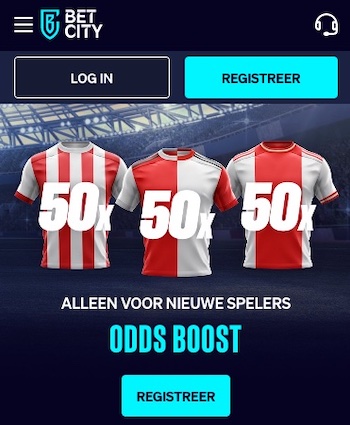 Betcity Feyenoord, PSV & Ajax Boost