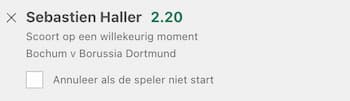 Wedtip Bochum - Dortmund Bet365