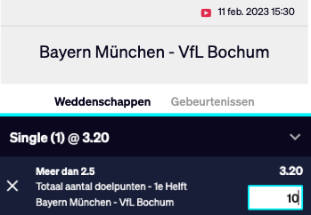 Wedtip Bayern - Bochum BetCity