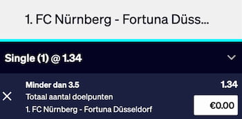 Wedtip Nurnberg Dusseldorf BetCity